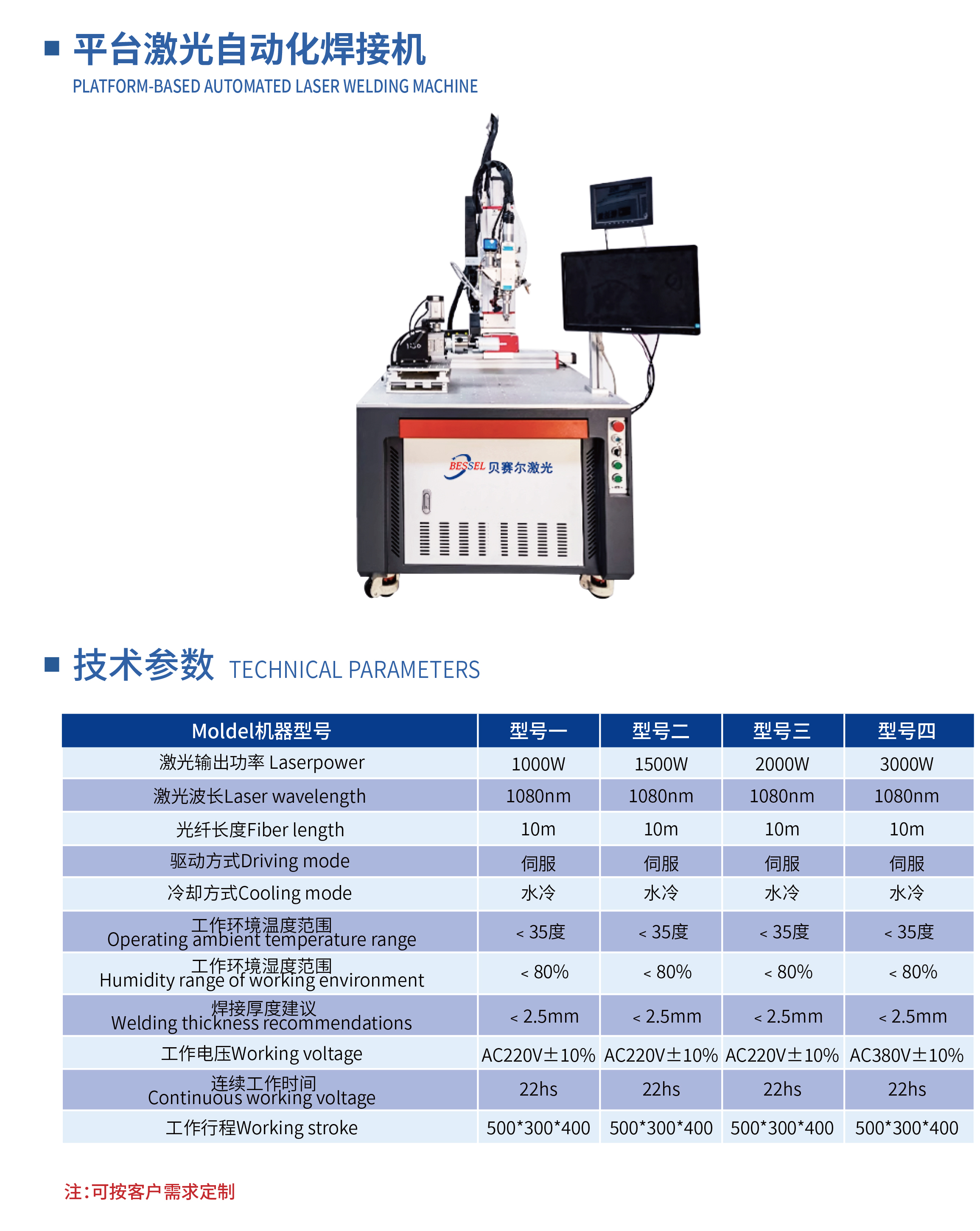 平台激光自动化焊接机