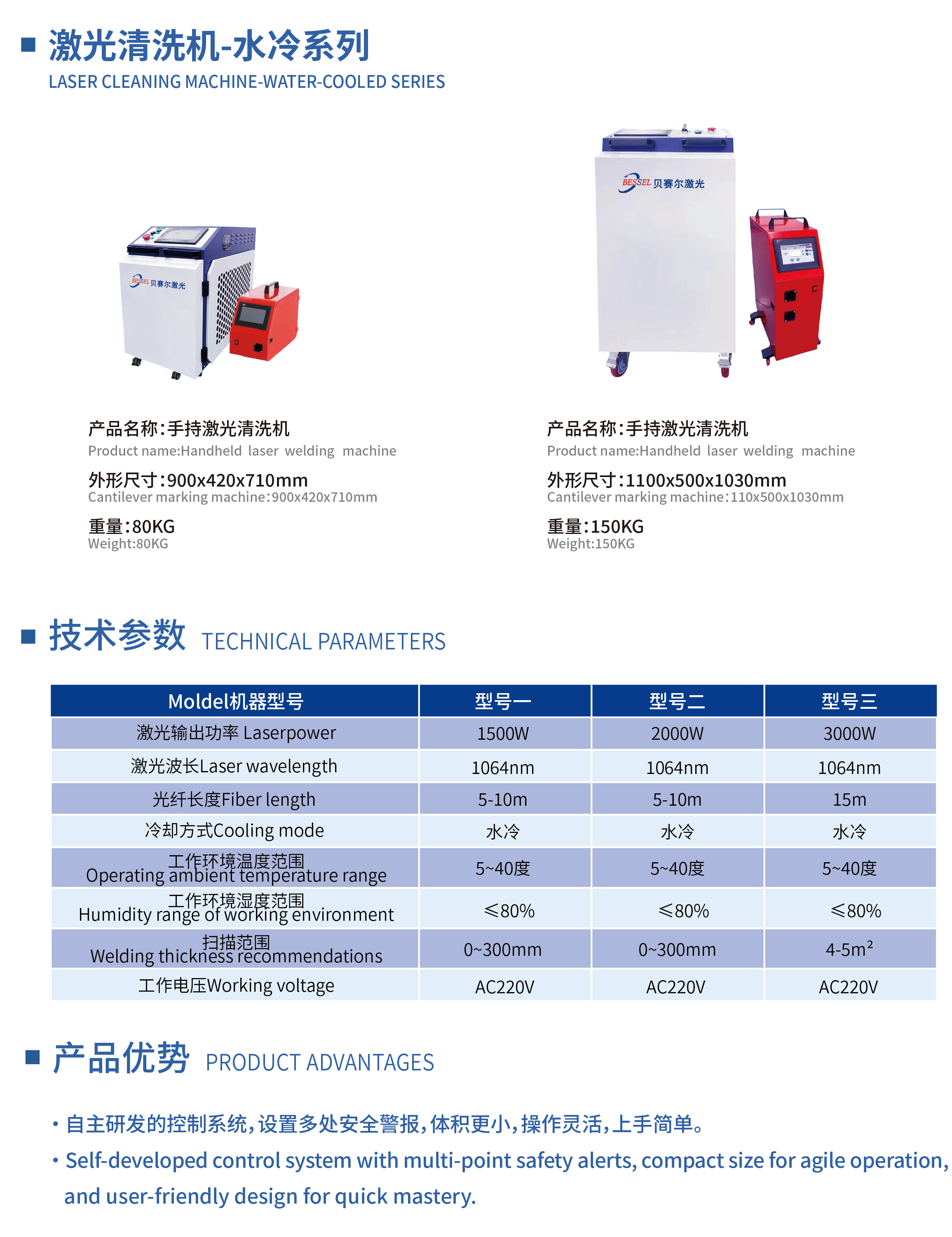 激光清洗机-水冷系列