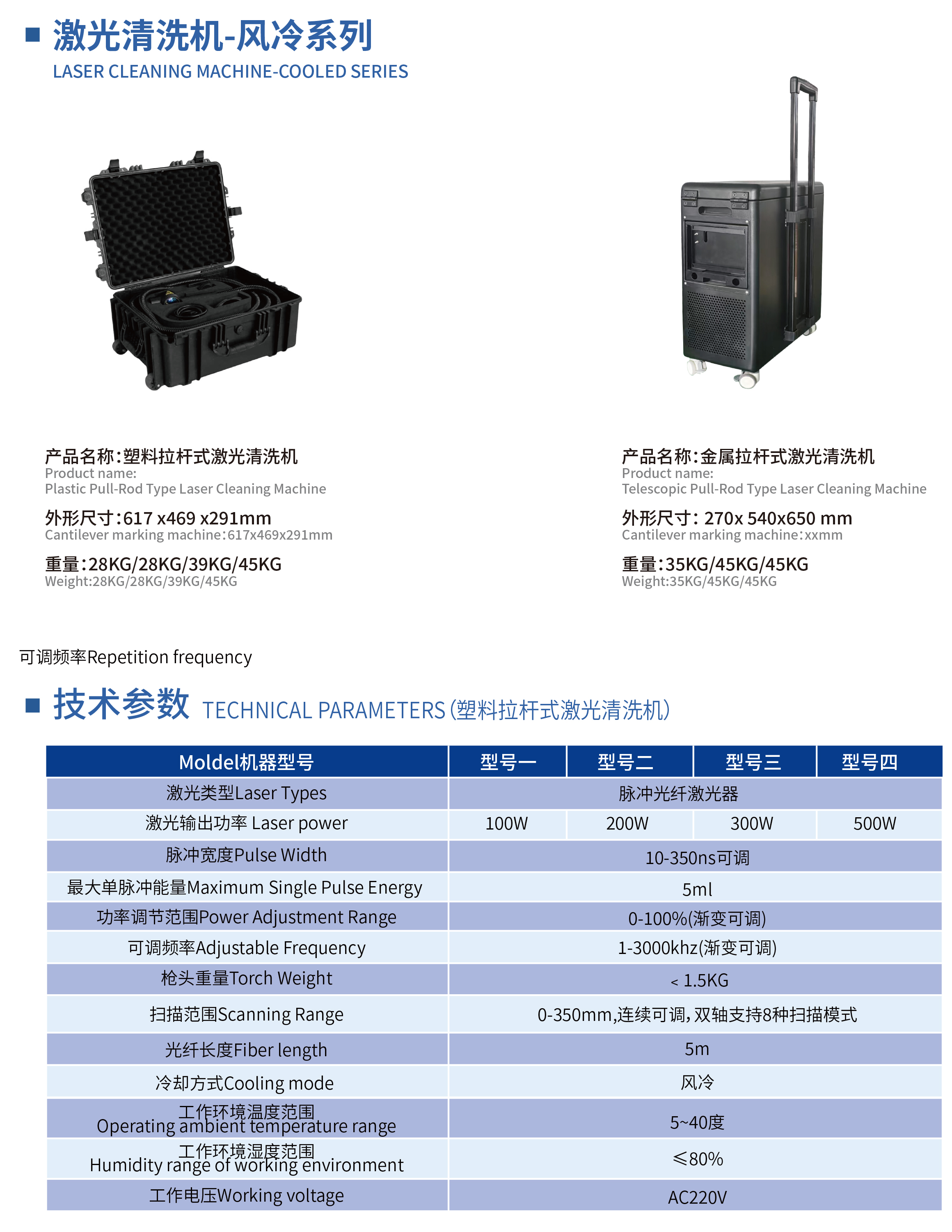 激光清洗机-风冷系列